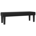 vidaXL Banc Noir 100x30x30 cm Similicuir