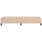 vidaXL Cadre de lit Cappuccino 80x200 cm Similicuir