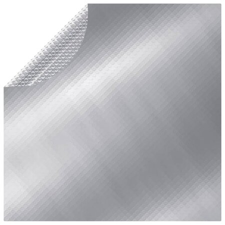 vidaXL Couverture de piscine Argenté 356 cm PE