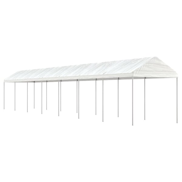 vidaXL Belvédère avec toit blanc 15 61x2 28x2 69 m polyéthylène