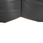 vidaXL Bâche de camping gris et orange 300x294 cm imperméable