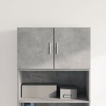vidaXL Armoire murale gris béton 70x42 5x40 cm bois d'ingénierie