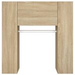 vidaXL Armoires de couloir 2 Pièces Chêne Sonoma Bois d'ingénierie