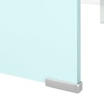 vidaXL Meuble TV/Support pour moniteur 110x30x13 cm verre vert