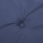 vidaXL Coussin de banc de jardin bleu marine 120x50x3 cm tissu oxford