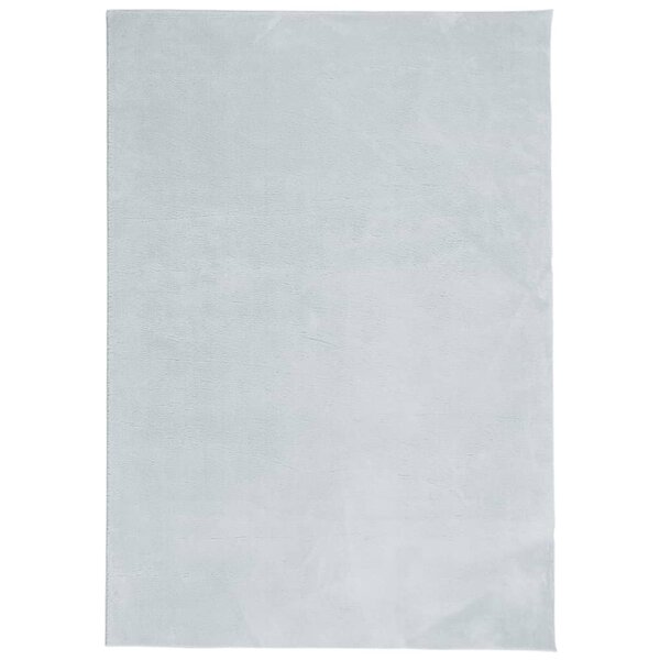 vidaXL Tapis HUARTE à poils courts doux et lavable bleu 140x200 cm