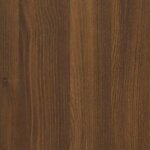 vidaXL Armoire à CD Chêne marron 100x23x89 5 cm Bois d'ingénierie