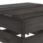 vidaXL Tables palette de jardin 2 Pièces Bois de pin imprégné