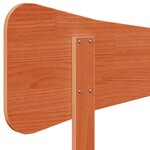 vidaXL Tête de lit cire marron 180 cm bois massif de pin