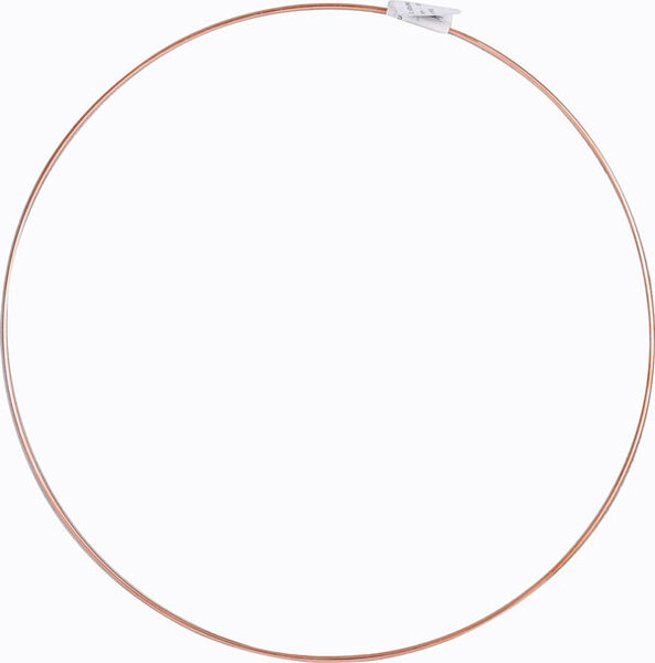 Armature abat-jour cercle cuivré Diamètre 30 cm