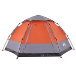 vidaXL Tente de camping cabine 4 personnes libération rapide
