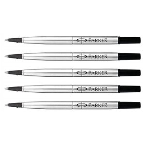 Recharge rollerball Z41 Pointe Moyenne 0 7 mm Noire x 5 PARKER