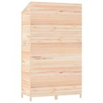 vidaXL Remise de jardin 102x52x174 5 cm Bois de sapin solide