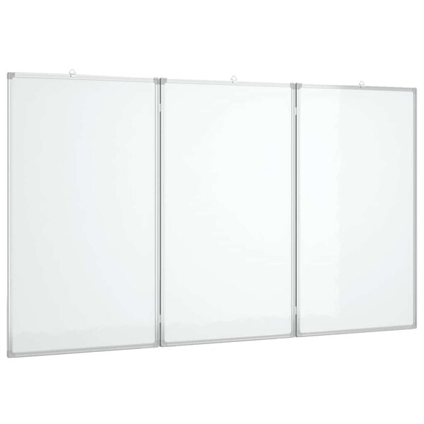 vidaXL Tableau blanc magnétique pliable 180x80x1 7 cm aluminium