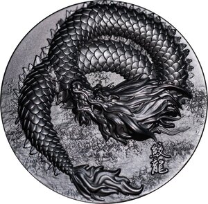 SCALED DRAGON 9 Dragons Series Winter Version 5 Once Argent Monnaie 18888 Francs Chad 2024