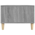 vidaXL Table basse Sonoma gris 90x50x36 5 cm Bois d'ingénierie