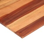 vidaXL Dessus de table bois massif d'acacia 15-16 mm 60x140 cm