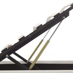 vidaXL Cadre de lit à rangement avec LED blanc similicuir 100x200 cm