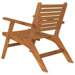 vidaXL Chaises de jardin lot de 2 Bois d'acacia solide