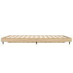vidaXL Cadre de lit sans matelas chêne sonoma 120x190 cm
