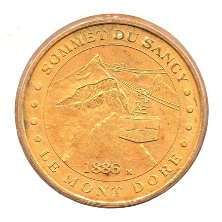 Mini médaille monnaie de paris 2009 - sommet du sancy