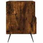 vidaXL Tables de chevet 2Pièces chêne fumé 40x35x47 5cm bois d’ingénierie