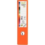 EXACOMPTA - Classeur a levier extra large - Dos 80mm -24,2 x 29,7 - Rembordé polypropylene - Orange