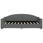 vidaXL Lit de jour avec gigogne et tiroirs sans matelas 90x190 cm