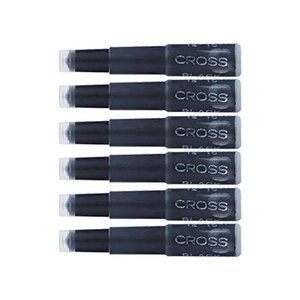 Etui Pack de 6 Cartouche pour stylo à plume encre noire CROSS