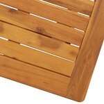 vidaXL Table pliable de jardin 70x70x75 cm Bois d'acacia massif