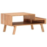 vidaXL Table basse 100x50x45 cm Bois d'acacia massif