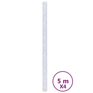 vidaXL Films pour fenêtre 4 Pièces dépoli motif de bambou PVC
