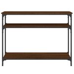 vidaXL Table console chêne marron 100x29x75 cm bois d'ingénierie
