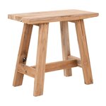Banc + Tabouret en teck BARCELONA 50/ 90 cm