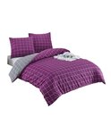 Parure de lit violette TRENDY 140 x 200 cm