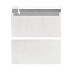 Paquet de 25 envellopes, format long, sans fenêtre, blanc HERLITZ