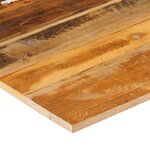 vidaXL Dessus de table carré 70x70 cm 15-16 mm Bois de récupération