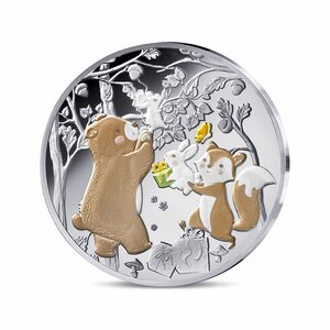 Ma première pièce Monnaie de 5€ Argent BE colorisée