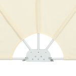 vidaXL Auvent latéral pliable de terrasse Crème 300 x 200 cm