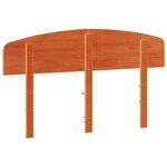 vidaXL Tête de lit cire marron 140 cm bois massif de pin