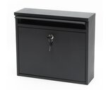 Boite aux lettres design murale 32x36x11 5 cm anthracite