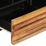vidaXL Meuble TV 100x34x46 cm bois d'acacia massif