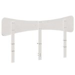 vidaXL Tête de lit blanc 150 cm bois massif de pin