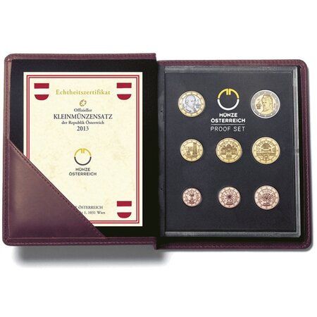 Coffret série euro BE Autriche 2013