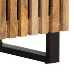 vidaXL Meuble TV 105x34x46 cm bois massif de manguier brut