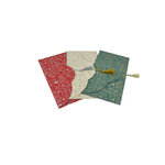 PAPERTREE Lot de 5 Enveloppes cadeau  MERRY 19*10 Ivoire