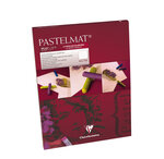 Bloc 12 feuilles pour pastel PASTELMAT 360g 18x24 Blanc CLAIREFONTAINE