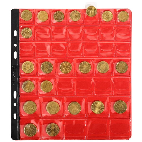 Sachet De 3 Recharges Numismatiques 43 Cases De Diamètre 20-25-30mm - 24 5x25 Cm - Cristal - X 5 - Exacompta