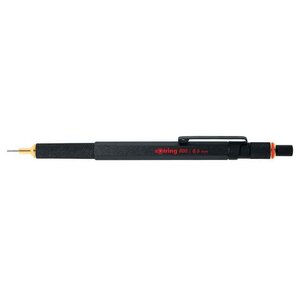 Porte-mines 800 Corps métal massif 0 5 mm Noir ROTRING