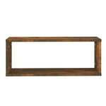 vidaXL Étagères murales cube 6 Pièces Chêne fumé 60x15x23 cm Bois